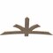 Ekena Millwork Davenport Smooth Timber Gable Bracket, Douglas Fir, 72"W x 33"H x 1 1/2"D x 5 1/2"F, 11/12 Pitch GBW072X33X0206DAV00SDF - alternate 4